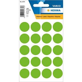 Herma Vario Yeşil 19 mm Yuvarlak Etiket