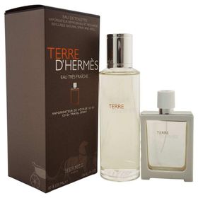 Hermes Terre Tres Fraiche Refill Edt 125 Ml Erkek Parfüm + Edt 30 Ml Erkek Parfüm Seti