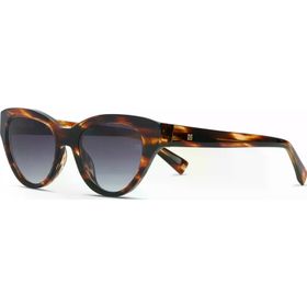 Hermossa Burcu Esmersoy X HM 1649 C2 Cat Eye Asetat Havana Kadın Güneş Gözlüğü