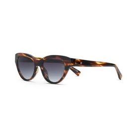 Hermossa Burcu Esmersoy X HM 1649 C2 Cat Eye Asetat Havana Kadın Güneş Gözlüğü