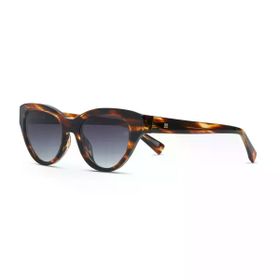 Hermossa Burcu Esmersoy X HM 1649 C2 Cat Eye Asetat Havana Kadın Güneş Gözlüğü