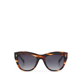 Hermossa Burcu Esmersoy X HM 1650 C2 Cat Eye Asetat Kahverengi Havana Kadın Güneş Gözlüğü