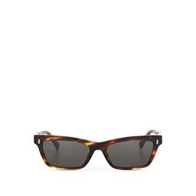 Hermossa Burcu Esmersoy X HM 1654 C2 Dikdörtgen Asetat Kahverengi Havana Unisex Güneş Gözlüğü