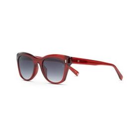 Hermossa Burcu Esmersoy X HM 1657 C3 Cat Eye Şeffaf Kırmızı Kırmızı Kadın Güneş Gözlüğü