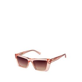 Hermossa HM 1540 C 3 Cat Eye Pembe Asetat Kadın Güneş Gözlüğü