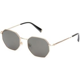 Hermossa HM 1632 C1 Geometrik Altın Siyah Unisex Güneş Gözlüğü