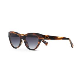 Hermossa HM 1649 C2 50 Cat Eye Kırçıllı Kahverengi Kemik Kadın Güneş Gözlüğü