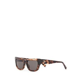 Hermossa HM 1680 C3 Cat Eye Kahve Siyah Asetat Kadın Güneş Gözlüğü