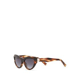 Hermossa HM 1697 C2 Cat Eye Havana Asetat Kadın Güneş Gözlüğü