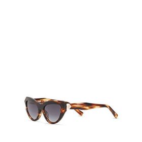 Hermossa HM 1697 C2 Cat Eye Havana Asetat Kadın Güneş Gözlüğü