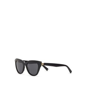 Hermossa HM 1705 C1 Cat Eye Siyah Asetat Kadın Güneş Gözlüğü