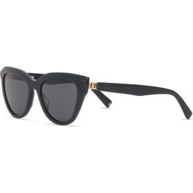 Hermossa HM 1705 C4 Cat Eye Siyah Altın Rengi Asetat Kadın Güneş Gözlüğü