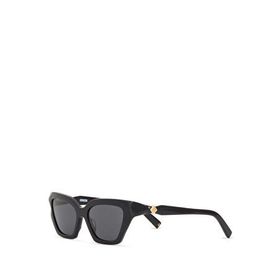 Hermossa HM 1708 C1 Cat Eye Siyah Asetat Kadın Güneş Gözlüğü