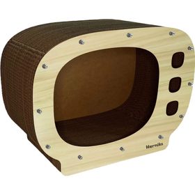 Herniks HR2006 Doğal Kedi Otlu 50x37x27 cm Kedi Tırmalama Evi