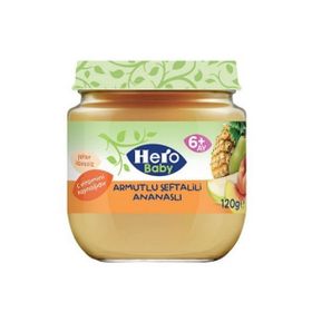 Hero Baby 120 gr Armutlu Şeftalili Ananaslı Kavanoz Maması