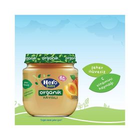 Hero Baby 120 gr Organik Kayısılı Bebek Maması