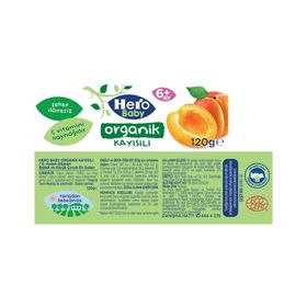Hero Baby 120 gr Organik Kayısılı Bebek Maması
