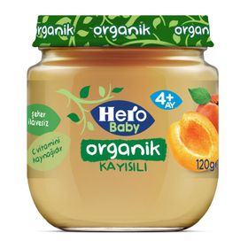 Hero Baby 120 gr Organik Kayısılı Kavanoz Maması