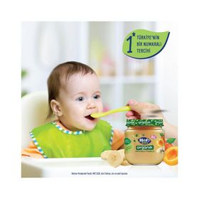 Hero Baby 120 gr Organik Kayısılı Muzlu 12'li Kavanoz Maması