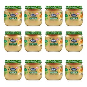 Hero Baby 120 gr Organik Kayısılı Muzlu 12'li Kavanoz Maması
