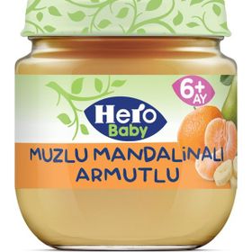 Hero Baby 125 gr Muzlu Mandalinalı Armutlu Kavanoz Maması