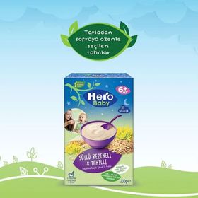 Hero Baby 200 gr Gece Sütlü Rezeneli 8 Tahıllı Kaşık Maması