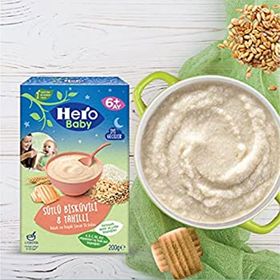 Hero Baby 200 gr Sütlü Bisküvili 8 Tahıllı Kaşık Mama