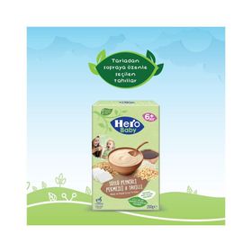 Hero Baby 200 gr Sütlü Peynirli Pekmezli 8 Tahıllı 3'lü Kaşık Maması