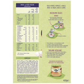 Hero Baby 2x400 gr Sütlü Peynirli Pekmezli 8 Tahıllı Kaşık Maması