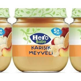 Hero Baby 3x125 gr Karışık Meyveli Kavanoz Maması