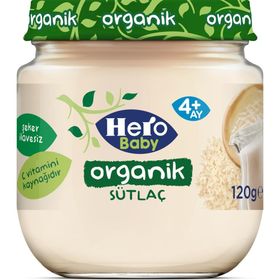 Hero Baby 4+ Ay 120 gr Organik Sütlaç