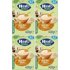 Hero Baby 4x400 gr Sütlü İrmikli Ballı Kaşık Maması