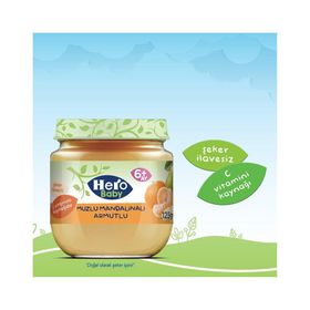 Hero Baby 6+ Ay 12x125 gr Muz Mandalina Armut Püreli Kavanoz Mama