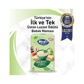 Hero Baby 6+ Ay 200 gr Sütlü Meyveli 8 Tahıllı Kaşık Maması