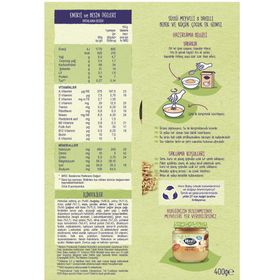 Hero Baby 6+ Ay 400 gr Sütlü 8 Tahıllı Meyveli Kaşık Maması