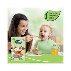 Hero Baby 6+ Ay 400 gr Sütlü 8 Tahıllı Peynirli Pekmezli