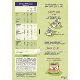 Hero Baby 6+ Ay 400 gr Sütlü 8 Tahıllı Peynirli Pekmezli