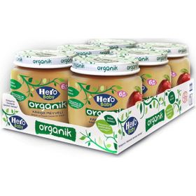 Hero Baby 6+ Ay 6x120 gr Organik Karışık Meyveli Kavanoz Maması