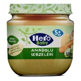 Hero Baby 6x120 gr Anadolu Sebzeleri Kaşık Maması
