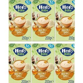 Hero Baby 6x200 gr Sütlü Ballı İrmikli Kaşık Maması
