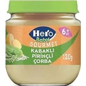 Hero Baby Gourmet Kabaklı Pirinçli 120 gr Kavanoz Mama