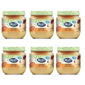 Hero Baby Karışık Meyveli 6x125 gr Kavanoz Maması