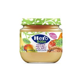Hero Baby Karışık Meyveli Yulaflı 125 gr 12'li Ek Gıda