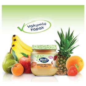 Hero Baby Karışık Meyveli Yulaflı 6x125 gr Kavanoz Maması