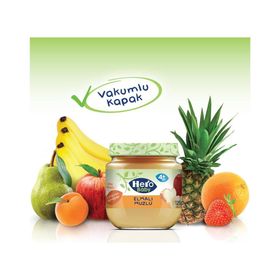 Hero Baby Kavanoz Elmalı Muzlu 125 gr Bebek Maması