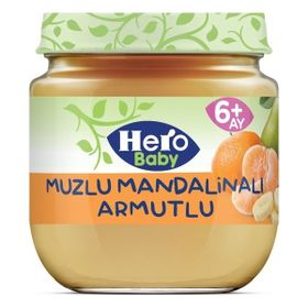 Hero Baby Muzlu Mandalinalı Armutlu 12x125 gr Kavanoz Mama