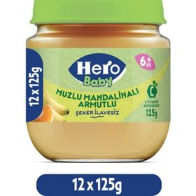 Hero Baby Muzlu Mandalinalı Armutlu 12x125 gr Kavanoz Mama