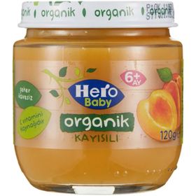 Hero Baby Organik Kayısılı Kavanoz 120 gr Bebek Maması