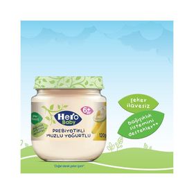 Hero Baby Prebiyotikli Muzlu Yoğurtlu 120 gr Bebek Maması
