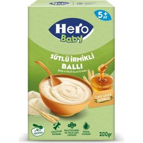 Hero Baby Sütlü Irmikli Ballı 200 gr Kaşık Mama
